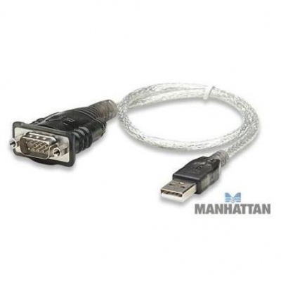 Cable Conversor Manhattan Serial Serie Rs 232  A Usb  205153