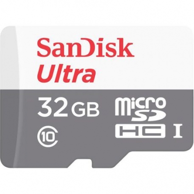 Memoria Flash Sandisk Micro Sd 32 Gb Ultra  Hasta 100mb/s Sdsqunrm-032g-gn3ma