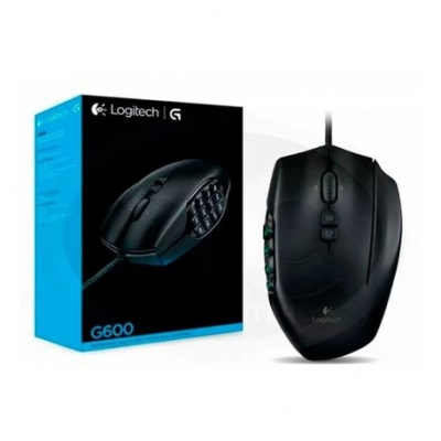 Mouse Gamer Logitech G600 Mmo Gaming Black 910-003879