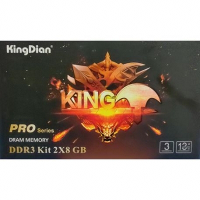 Memorias Ddr3 Kingdian Pro Serie 16 Gb 8x2 1600 Mhz