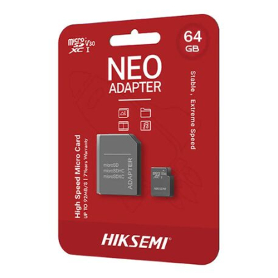 Memoria Flash Hikvision Micro Sd 64 Clase 10 C/ Adaptador