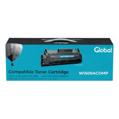 Toners Global  W1500A Para Hp 150A 1500A M 111A M111W M141W Negro