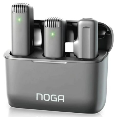 Microfonos Noga Ng-Mi11S Inalambrico Usb Tipo C X 2 Microfonos Bateria