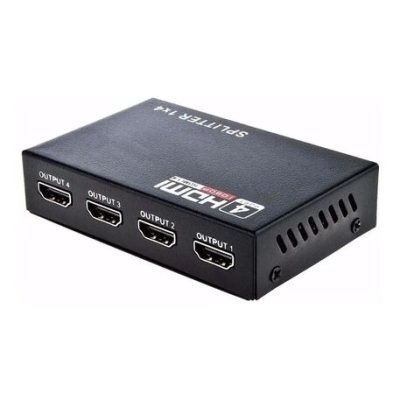 Splitter Splitter Hdmi 1X4 1080P Activo Con Fuente