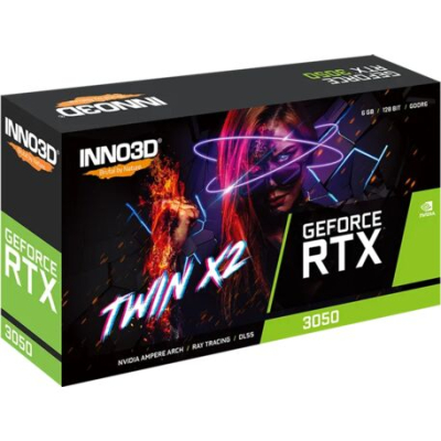 Placas De Video Inno3D Nvidia Geforce Rtx 3050 6Gb Gddr6 Twin X2