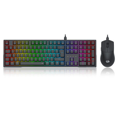 Teclado Y Mouse Gamer Redragon Mecanico S146-Sp Trundle K668 +  K1Ng M724
