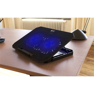 Accesorios Para Notebook Base Enfriamiento Xtech 2 Cooler Ajustable Hasta 15.6 Xta-156
