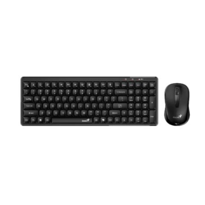 Teclado + Mouse Genius Q8100 Mini Inalambrico Usb Wireless