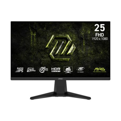 Monitor De Led Monitor Gamer Msi 25 Mag 255F Fhd Rapid Ips 240Hz 0.5Ms Flat 2Xhdmi P