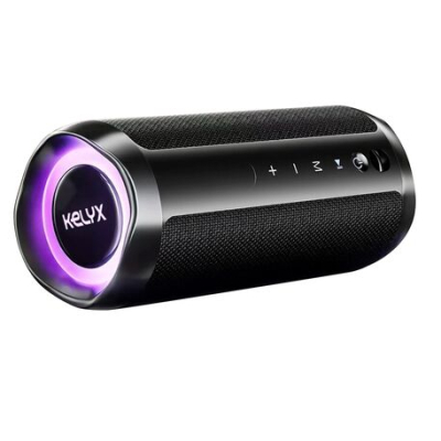 Parlantes  Bluetooth Kelyx 2 Altavoces 12W Cilindro Rgb Hifi Ipx7 Microsd / Usb