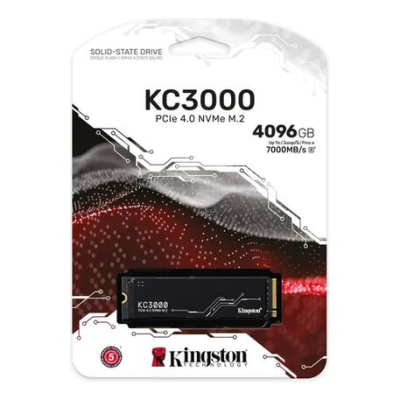 Disco Ssd Kingston Kc3000 Pcie 4.0 Nvme M.2 4 Tb Skc3000D/4096