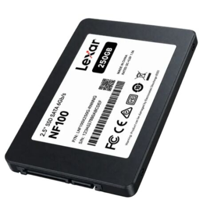 Disco Ssd Lexar 250 Gb Read Up To 500Mb/S, 2.5” Sata Iii (6Gb/S) Lxalnf100X250Gg